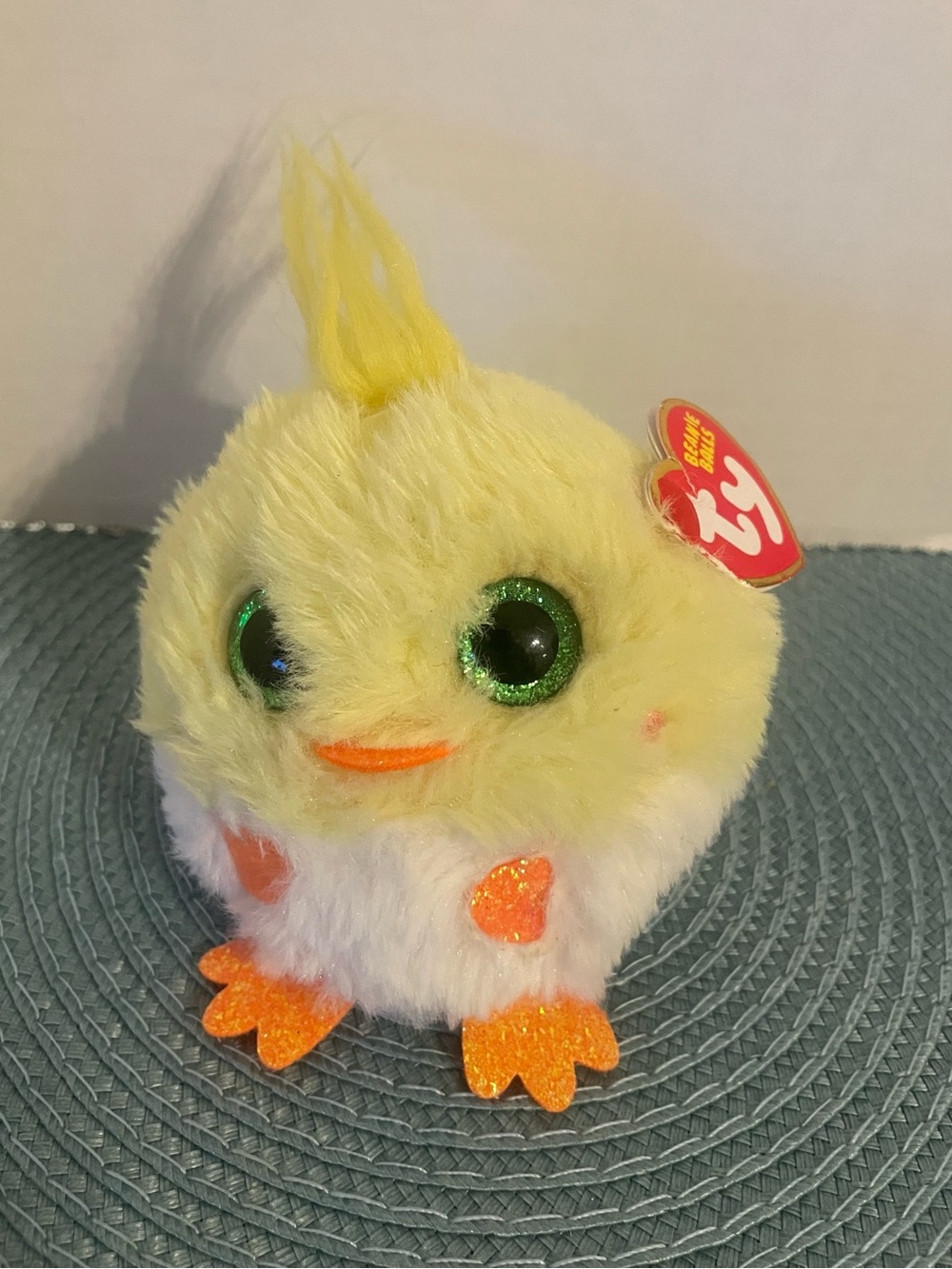 Ty Beanie Balls Eggy the Chick 42534 – Yellow Easter Plush with Hang Tag